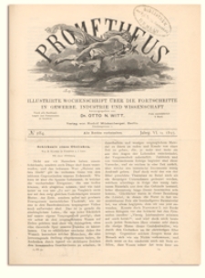 Prometheus : Illustrirte Wochenschrift über die Fortschritte in Gewerbe, Industrie und Wissenschaft. 6. Jahrgang, 1895, Nr 284