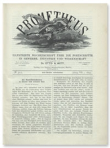 Prometheus : Illustrirte Wochenschrift über die Fortschritte in Gewerbe, Industrie und Wissenschaft. 7. Jahrgang, 1895, Nr 317