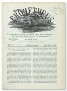 Prometheus : Illustrirte Wochenschrift über die Fortschritte in Gewerbe, Industrie und Wissenschaft. 7. Jahrgang, 1896, Nr 351