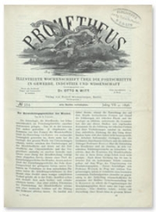 Prometheus : Illustrirte Wochenschrift über die Fortschritte in Gewerbe, Industrie und Wissenschaft. 7. Jahrgang, 1896, Nr 354