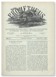 Prometheus : Illustrirte Wochenschrift über die Fortschritte in Gewerbe, Industrie und Wissenschaft. 7. Jahrgang, 1896, Nr 363