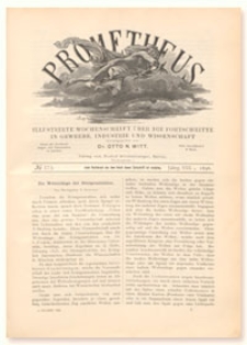 Prometheus : Illustrirte Wochenschrift über die Fortschritte in Gewerbe, Industrie und Wissenschaft. 8. Jahrgang, 1896, Nr 373