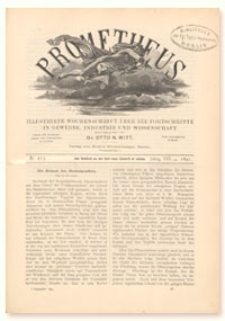 Prometheus : Illustrirte Wochenschrift über die Fortschritte in Gewerbe, Industrie und Wissenschaft. 8. Jahrgang, 1897, Nr 413