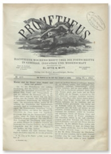 Prometheus : Illustrirte Wochenschrift über die Fortschritte in Gewerbe, Industrie und Wissenschaft. 9. Jahrgang, 1897, Nr 422