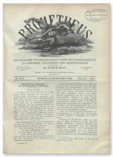 Prometheus : Illustrirte Wochenschrift über die Fortschritte in Gewerbe, Industrie und Wissenschaft. 9. Jahrgang, 1897, Nr 424