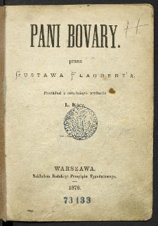 Pani Bovary