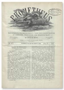 Prometheus : Illustrirte Wochenschrift über die Fortschritte in Gewerbe, Industrie und Wissenschaft. 9. Jahrgang, 1898, Nr 467