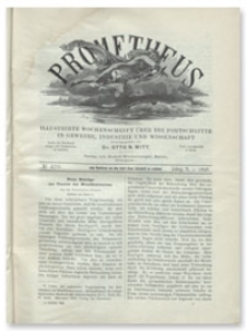 Prometheus : Illustrirte Wochenschrift über die Fortschritte in Gewerbe, Industrie und Wissenschaft. 10. Jahrgang, 1898, Nr 470