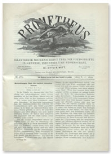Prometheus : Illustrirte Wochenschrift über die Fortschritte in Gewerbe, Industrie und Wissenschaft. 10. Jahrgang, 1899, Nr 489