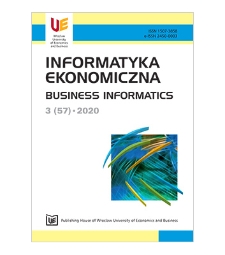 Spis treści [Informatyka Ekonomiczna = Business Informatics, 2020, Nr 3 (57)]