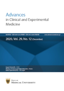 Advances in Clinical and Experimental Medicine, Vol. 29, 2020, nr 12