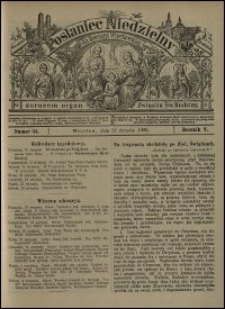 Posłaniec Niedzielny dla Dyecezyi Wrocławskiej. R. 5, 1899, nr 34