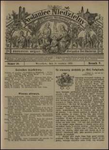 Posłaniec Niedzielny dla Dyecezyi Wrocławskiej. R. 5, 1899, nr 39