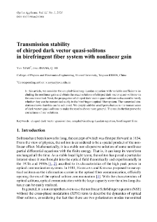 Transmission stability of chirped dark vector quasi-solitons in birefringent fiber system with nonlinear gain