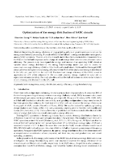 Optimization of the energy distribution of SABC circuits