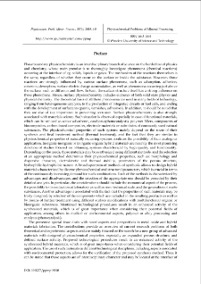 Preface [Physicochemical Problems of Mineral Processing. Vol. 55, 2019, Issue 6]