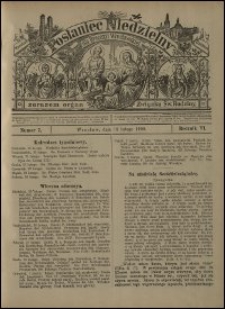 Posłaniec Niedzielny dla Dyecezyi Wrocławskiej. R. 6, 1900, nr 7