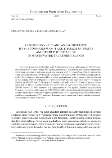 Chromium(VI) uptake and resistance by P. kudriavzevii AM-4 and Candida sp. PSM-33 and their potential use in wastewater treatment plants