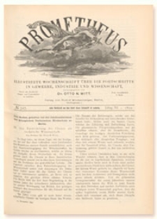 Prometheus : Illustrirte Wochenschrift über die Fortschritte in Gewerbe, Industrie und Wissenschaft. 11. Jahrgang, 1899, Nr 527