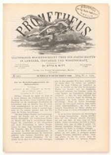 Prometheus : Illustrirte Wochenschrift über die Fortschritte in Gewerbe, Industrie und Wissenschaft. 11. Jahrgang, 1900, Nr 543