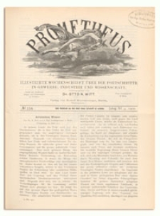 Prometheus : Illustrirte Wochenschrift über die Fortschritte in Gewerbe, Industrie und Wissenschaft. 11. Jahrgang, 1900, Nr 554