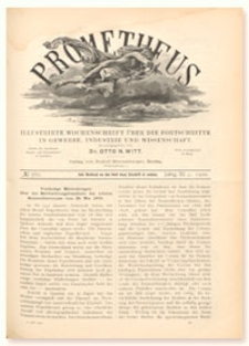 Prometheus : Illustrirte Wochenschrift über die Fortschritte in Gewerbe, Industrie und Wissenschaft. 11. Jahrgang, 1900, Nr 561