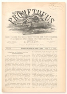 Prometheus : Illustrirte Wochenschrift über die Fortschritte in Gewerbe, Industrie und Wissenschaft. 11. Jahrgang, 1900, Nr 564