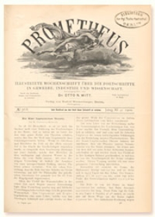 Prometheus : Illustrirte Wochenschrift über die Fortschritte in Gewerbe, Industrie und Wissenschaft. 11. Jahrgang, 1900, nr 568