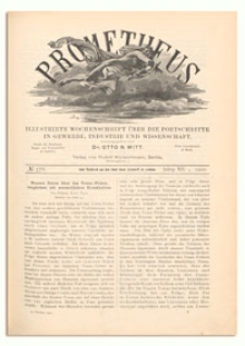 Prometheus : Illustrirte Wochenschrift über die Fortschritte in Gewerbe, Industrie und Wissenschaft. 12. Jahrgang, 1900, Nr 576