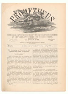 Prometheus : Illustrirte Wochenschrift über die Fortschritte in Gewerbe, Industrie und Wissenschaft. 12. Jahrgang, 1900, Nr 585