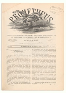 Prometheus : Illustrirte Wochenschrift über die Fortschritte in Gewerbe, Industrie und Wissenschaft. 12. Jahrgang, 1901, Nr 593