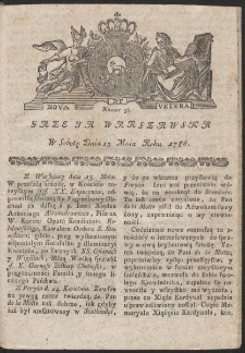 Gazeta Warszawska. R.1786 Nr 38