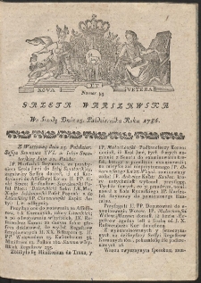 Gazeta Warszawska. R.1786 Nr 85