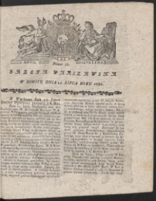 Gazeta Warszawska. R.1787 Nr 58