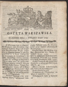 Gazeta Warszawska. R.1789 nr 2