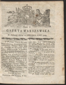 Gazeta Warszawska. R.1789 Nr 6