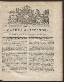 Gazeta Warszawska. R.1789 Nr 9