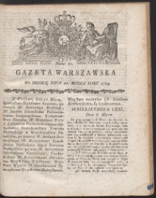 Gazeta Warszawska. R.1789 Nr 20
