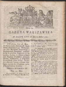 Gazeta Warszawska. R.1789 Nr 39