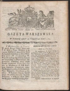 Gazeta Warszawska. R.1789 Nr 47