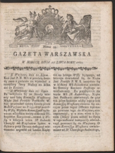 Gazeta Warszawska. R.1789 Nr 55