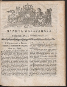 Gazeta Warszawska. R.1789 Nr 62