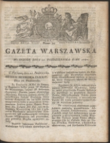 Gazeta Warszawska. R.1789 Nr 84