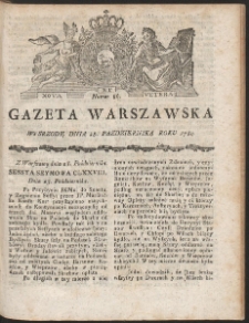 Gazeta Warszawska. R.1789 Nr 86