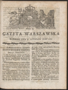 Gazeta Warszawska. R.1789 Nr 88