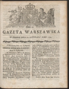 Gazeta Warszawska. R.1789 Nr 90