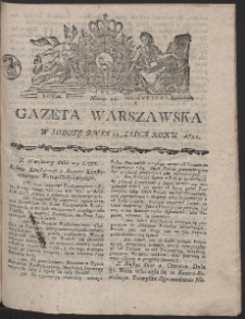 Gazeta Warszawska. R.1791 Nr 59