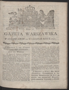 Gazeta Warszawska. R.1791 Nr 77