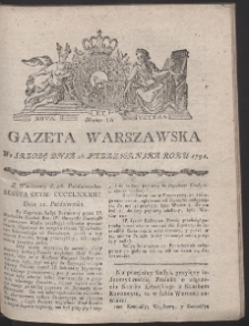 Gazeta Warszawska. R.1791 Nr 86