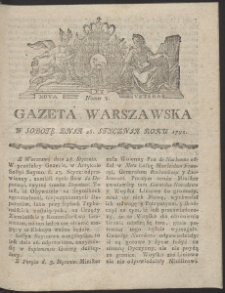 Gazeta Warszawska. R.1792 Nr 8